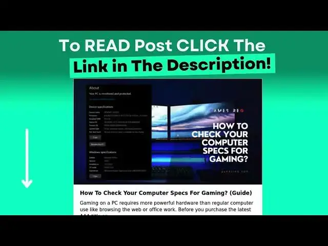 Video thumbnail for How To Check Your Computer Specs For Gaming? (Guide)