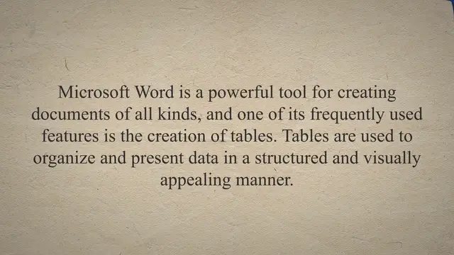 Video thumbnail for Modify Individual Column/Row Width Of Tables In MS Word