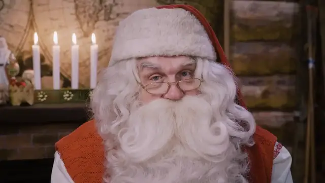 Video thumbnail for Mensagem de vídeo do Papai Noel na Finlândia 🎅🦌🎄 Pai Natal na Lapônia - Santa Claus(720P_HD)