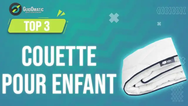 Video thumbnail for ⭐️ MEILLEURE COUETTE POUR ENFANT (2022) - Comparatif & Guide d'achat