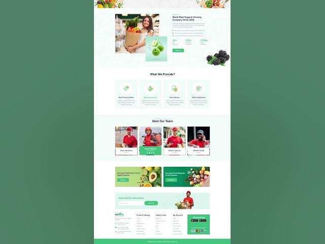 Video thumbnail for Organic & Food Store eCommerce Figma Template | Free Figma Template  #uibarn #figma #digitalassets