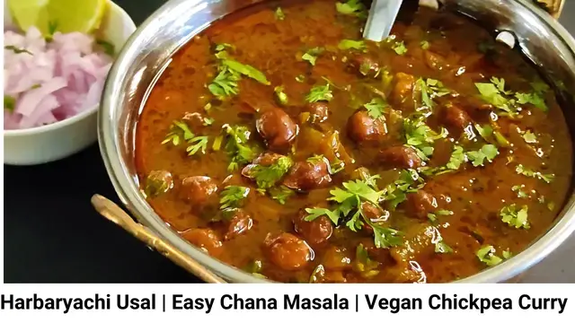 Video thumbnail for Kala Chana Masala | Vegan Chickpea Curry