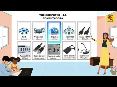 'Video thumbnail for Computer Items in Spanish'