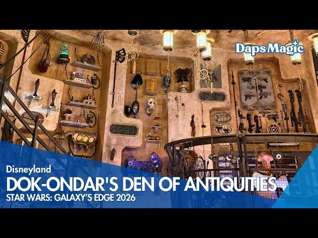 Video thumbnail for Dok Ondar's Den of Antiquities Reopens at Star Wars: Galaxy's Edge Ahead of Timeline Expansion