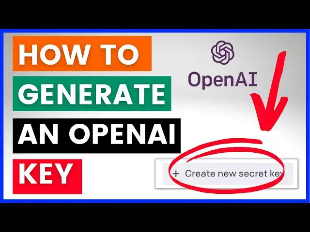 Video thumbnail for How To Generate An OpenAI API Key? [in 2023]