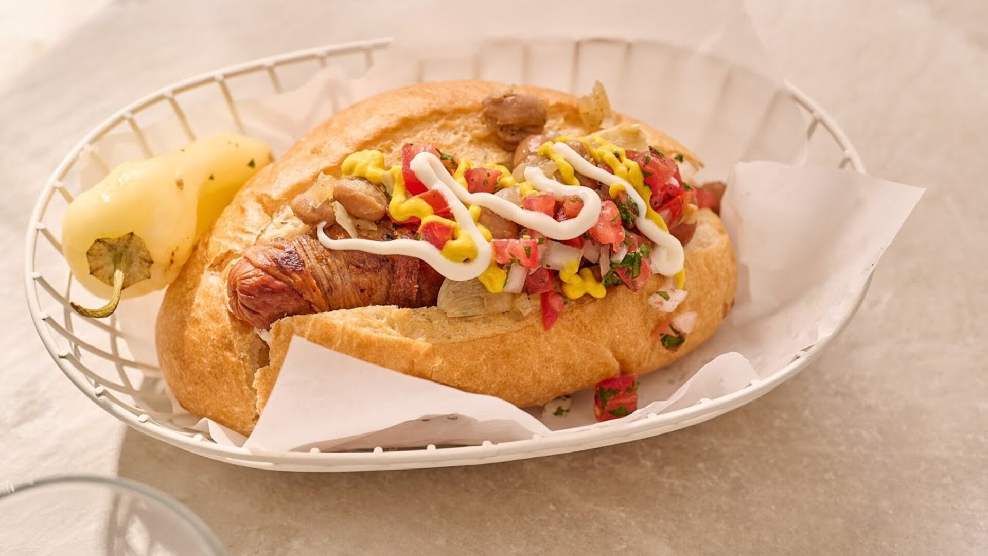 Video thumbnail for Make Classic Sonoran Hot Dogs At Home With Our Recipe