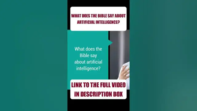Video thumbnail for What does the Bible say about Artificial Intelligence?