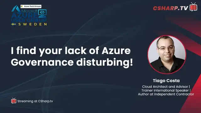 Video thumbnail for I find your lack of Azure Governance disturbing!