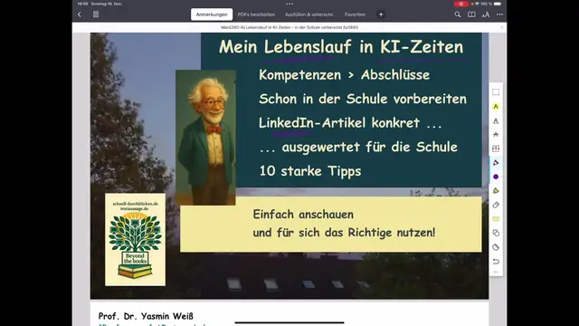 Video thumbnail for Der neue Lebenslauf in KI-Zeiten - konkrete Schul-Vorschläge auf Basis von Fach-Artikel