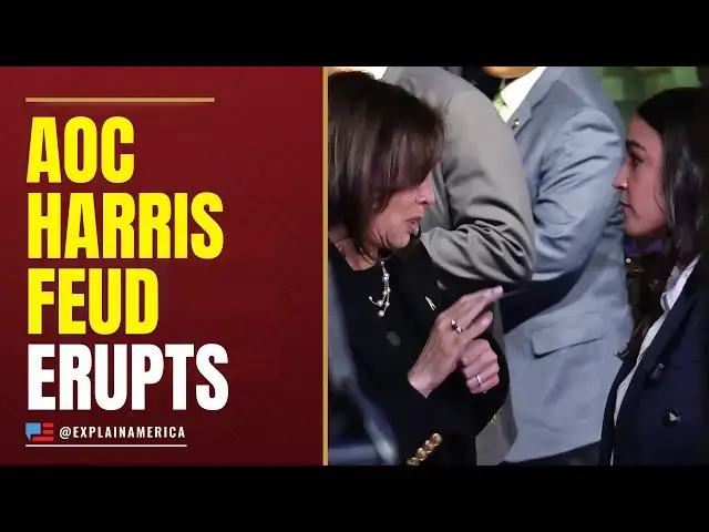 Video thumbnail for AOC Puts Kamala Harris On Notice - 2028 Battle Lines Drawn