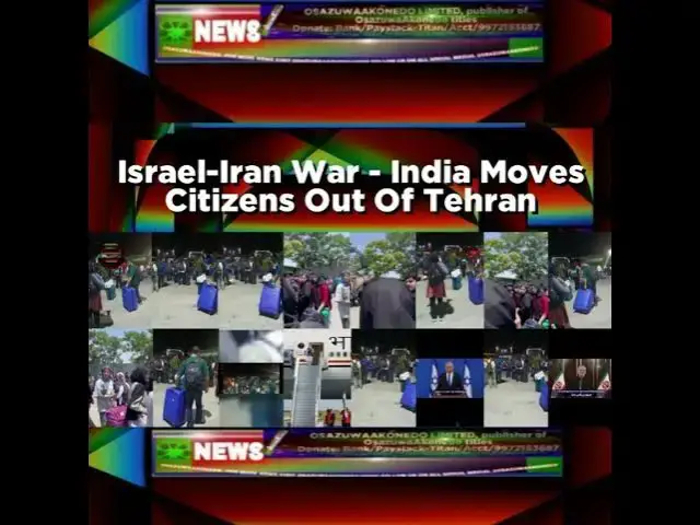 Video thumbnail for Israel-Iran War - India Moves Citizens Out Of Tehran