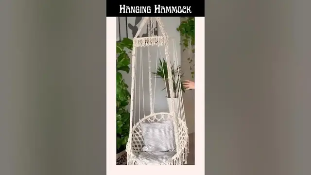 Video thumbnail for Hanging Swing Hammock Chair #shorts