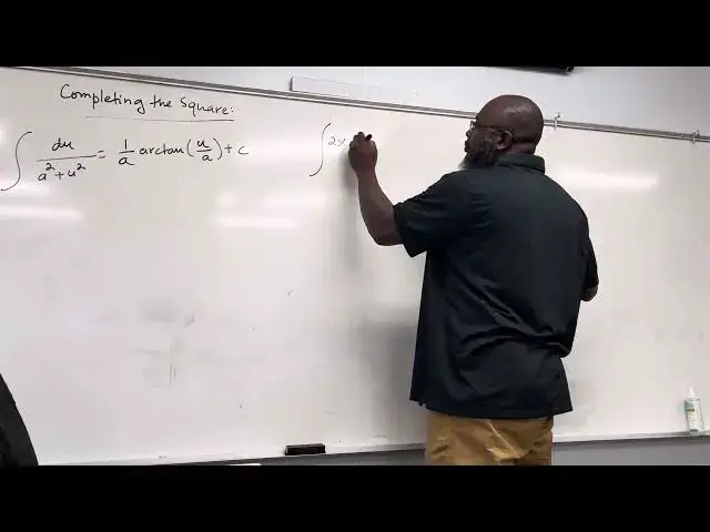Video thumbnail for How To Integrate Inverse trigonometric functions by completing the Square