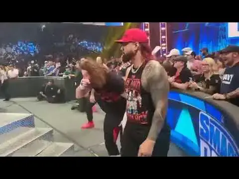 'Video thumbnail for John Cena & Kevin Owens Destroys Roman Reigns & Sami Zayn WWE SmackDown! Bloodline | wwe important'
