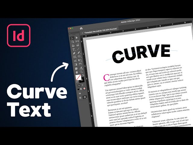 Video thumbnail for How to Curve Text in InDesign