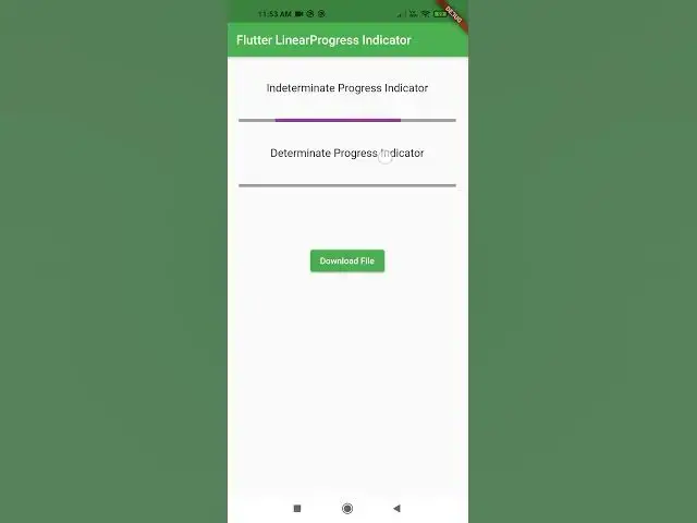 Video thumbnail for Flutter LinearProgress indicator