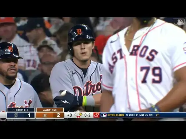 'Video thumbnail for Nick Maton KNOCKS a RBI Single, Scoring Zach McKinstry! | Detroit Tigers | 4/5/2023'