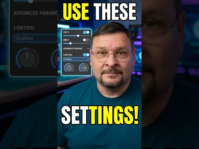 Video thumbnail for These AI Settings Actually Matter #shorts #AIControl #Tutorial