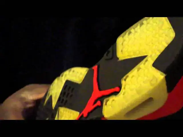 'Video thumbnail for Og infrared 6 , air jordan 8 playoff, foamposite electric green- housakicks.com'