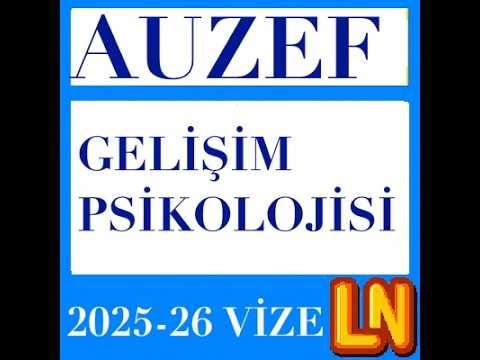 Video thumbnail for Gelişim Psikolojisi 2025-2026 Vize Soruları