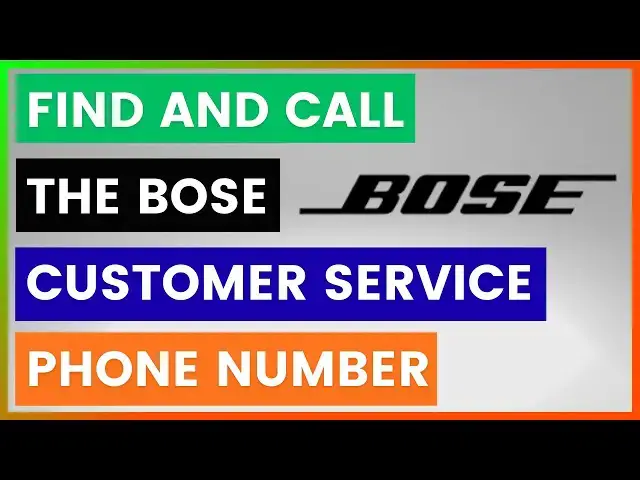 Video thumbnail for How To Find And Call The Bose Customer Service Phone Number? [in 2026]