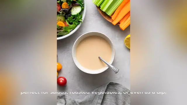 Video thumbnail for tahini dressing recipe