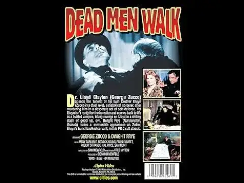 'Video thumbnail for DEAD MAN WALK 1943 HORROR/THRILLER'