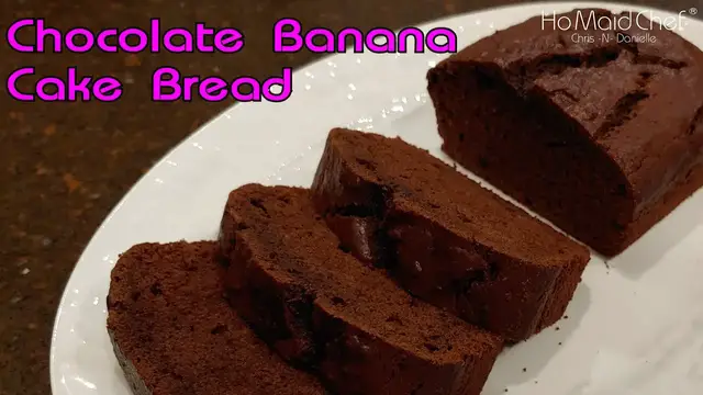 Video thumbnail for Chocolate Banana Cake Bread | Dining In With Danielle