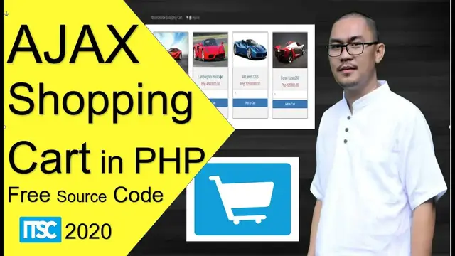 Video thumbnail for Shopping Cart PHP with Source Code | Ajax Shopping Cart in PHP 2020 Projects