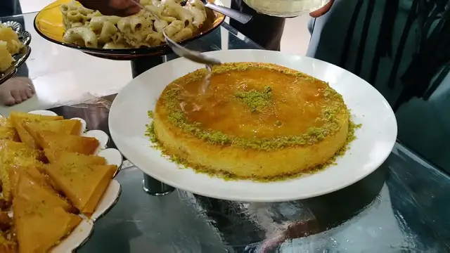 'Video thumbnail for Authentic Arabic sweets in India (Mangalore) - Kingsbake Mangalore - Kunafah'