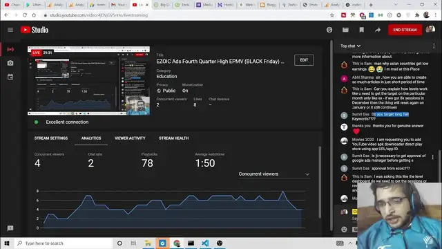 Video thumbnail for EZOIC Ads Fourth Quarter High EPMV (BLACK Friday) Live Earnings Proof
