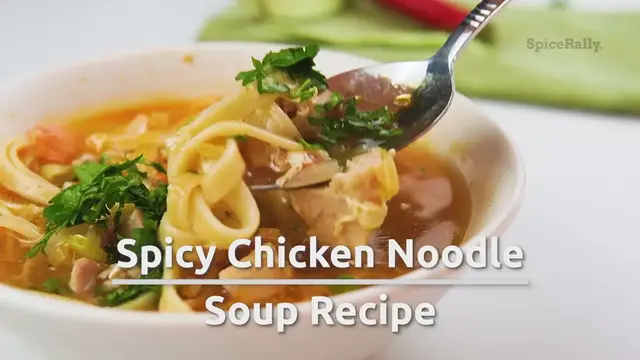 Video thumbnail for The Best And Easy Spicy Chicken Noodle Soup Recipe - SpiceRally