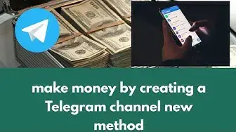 Video thumbnail for Earn money using Telegram new method