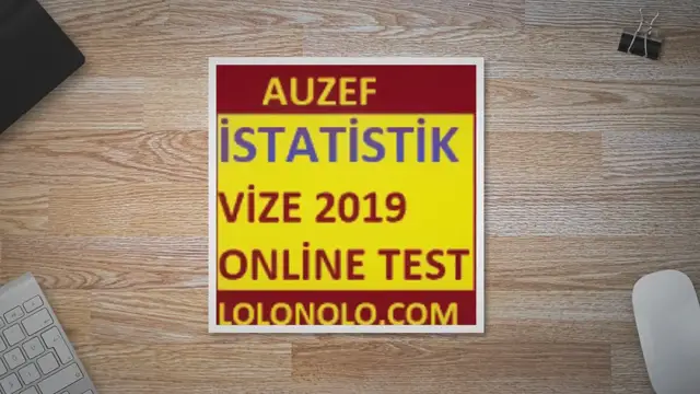 Video thumbnail for İstatistik 2019 Vize Soru Cevapları