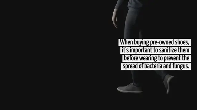 Video thumbnail for How To Sanitize Used Shoes