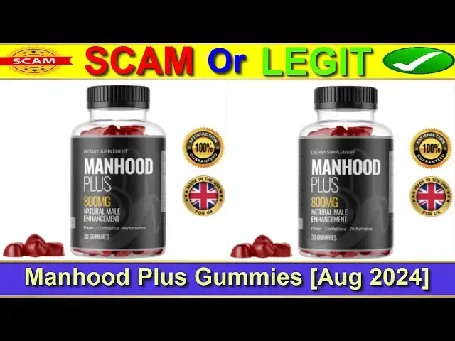 Video thumbnail for Manhood Plus Gummies Reviews (Aug 2024) - Is This An Original Product? Find Out! | Product Review