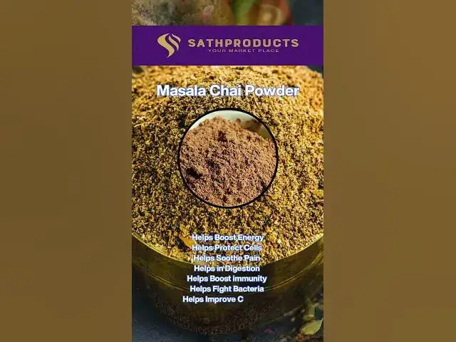 'Video thumbnail for Health benefit of Masala chai powder'