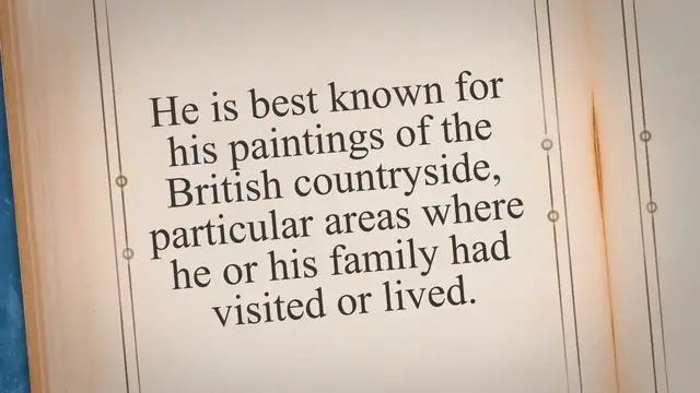 Video thumbnail for About John Constable – The British Painter