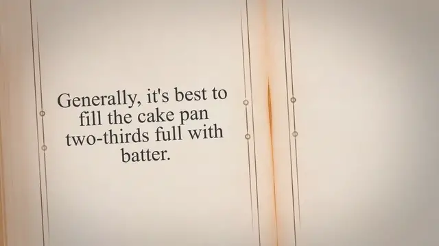 Video thumbnail for How Full To Fill Cake Pan? (By Size & Type) - 2023