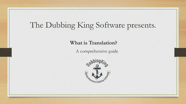 Video thumbnail for What Is Translation? (Case Study)