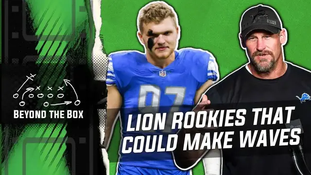 Video thumbnail for Beyond the Box: These Lions Rookies Could Make Waves in Camp