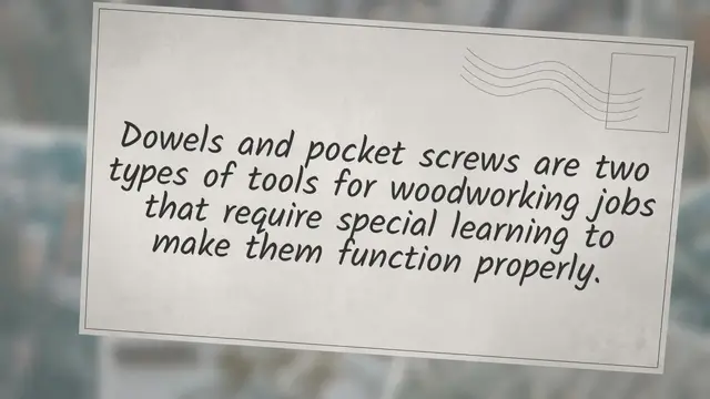 Video thumbnail for Dowels Vs Pocket Screws: Which Is Perfect?