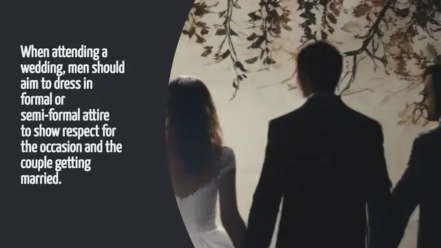 Video thumbnail for What To Wear To A Wedding Men