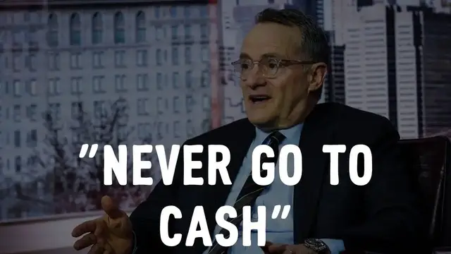 'Video thumbnail for "We never go to cash" - Oaktree's Howard Marks'