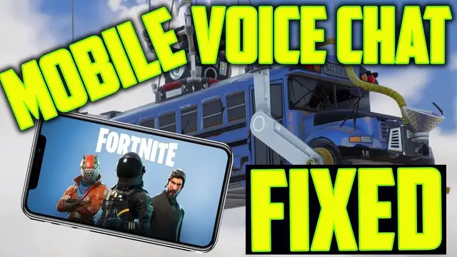 Video thumbnail for Fortnite MOBILE Voice Chat Not Working - ALL Fixes - TOP 5 Ways!
