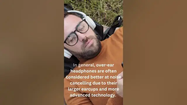 'Video thumbnail for Is noise cancelling better on earbuds or headphones#shorts'