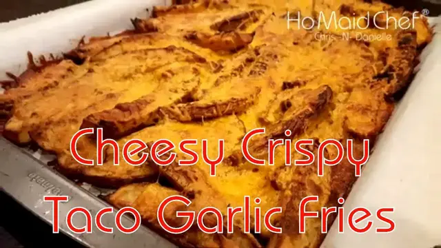 Video thumbnail for Cheesy Crispy Taco Garlic Fries | Dining In With Danielle