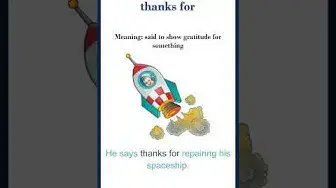 Video thumbnail for Thanks for meaning | thanks for sentences | Common English Idioms #shorts