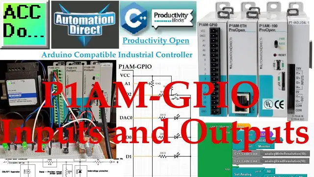 'Video thumbnail for P1AM Industrial Arduino GPIO Inputs and Outputs'
