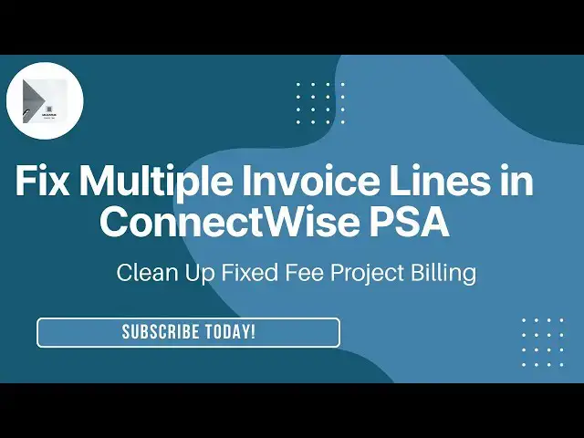 Video thumbnail for ConnectWise Manage: Troubleshooting Invoice Lines with Ease